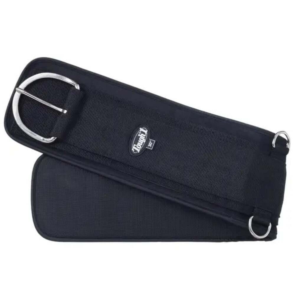 Tough 1 Performers 1st Choice 27" Black Nylon Air-Flow Waffle Weave Girth Cinch